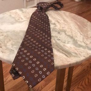 Brown necktie